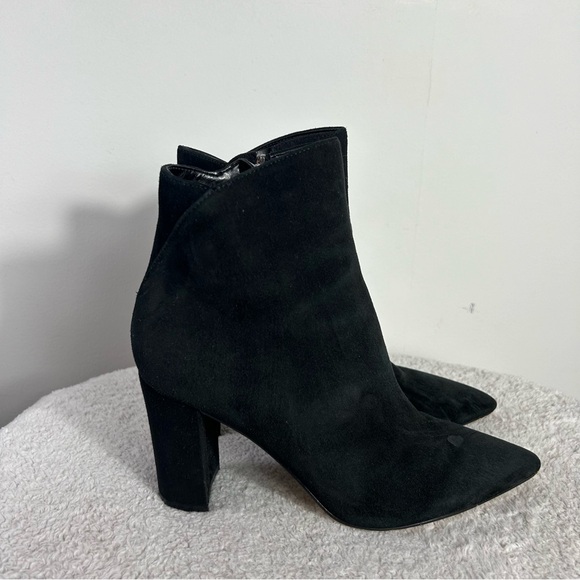 Marc Fischer Women's Ulani Suede Bootie Size 8M Black - Picture 4 of 8